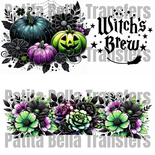 H94 HALLOWEEN transfer para sublimacion tumbler de 40oz
