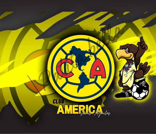 B119 Club America  vinil para termo/vaso de 20oz