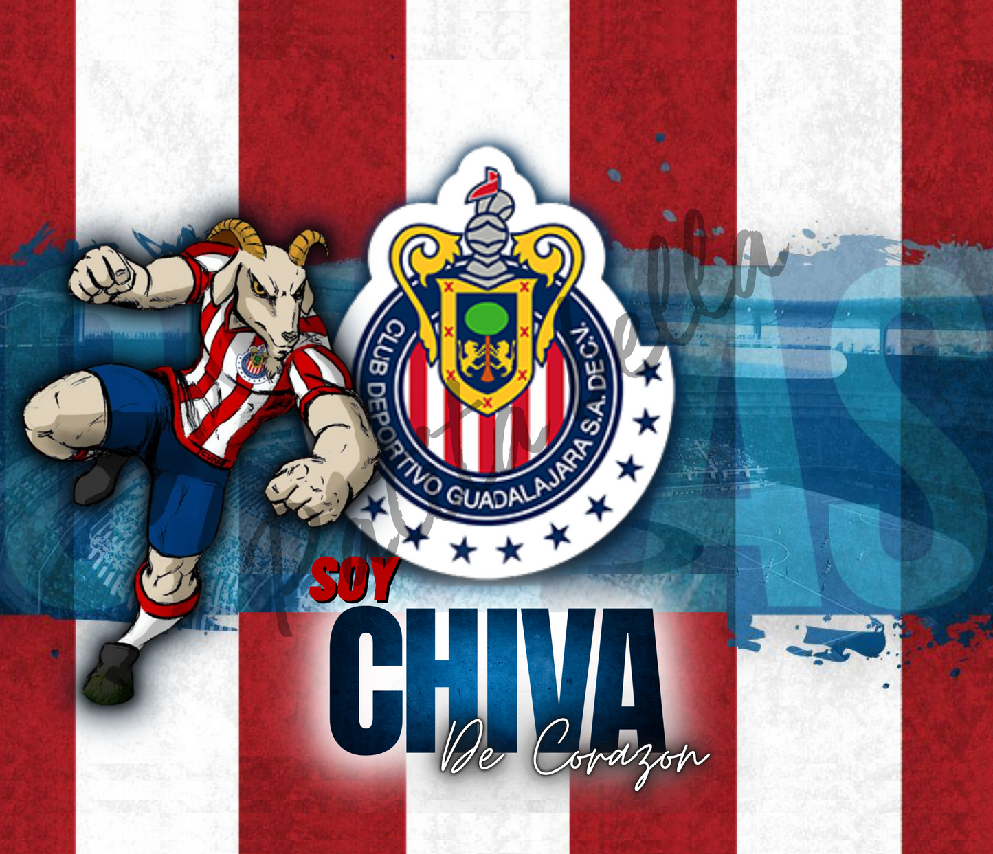 B114 Chivas vinil para termo/vaso de 20oz