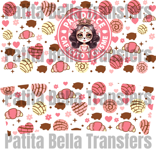 H26 CATRINA transfer para sublimacion tumbler de 40oz