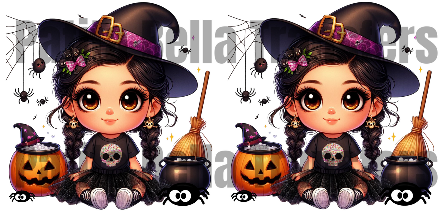 L64 HALLOWEEN transfer para sublimar libbey 16 oz