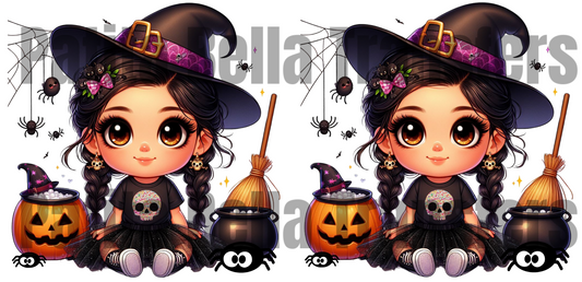 L64 HALLOWEEN transfer para sublimar libbey 16 oz
