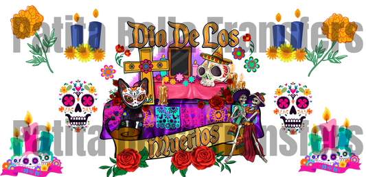 L76 HALLOWEEN transfer para sublimar libbey 16 oz