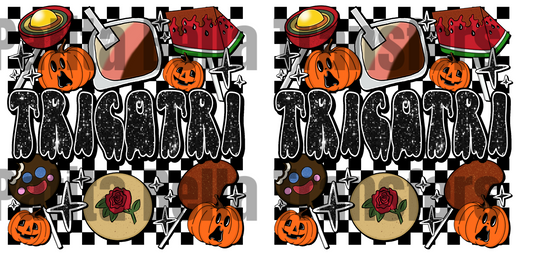 L73 HALLOWEEN transfer para sublimar libbey 16 oz