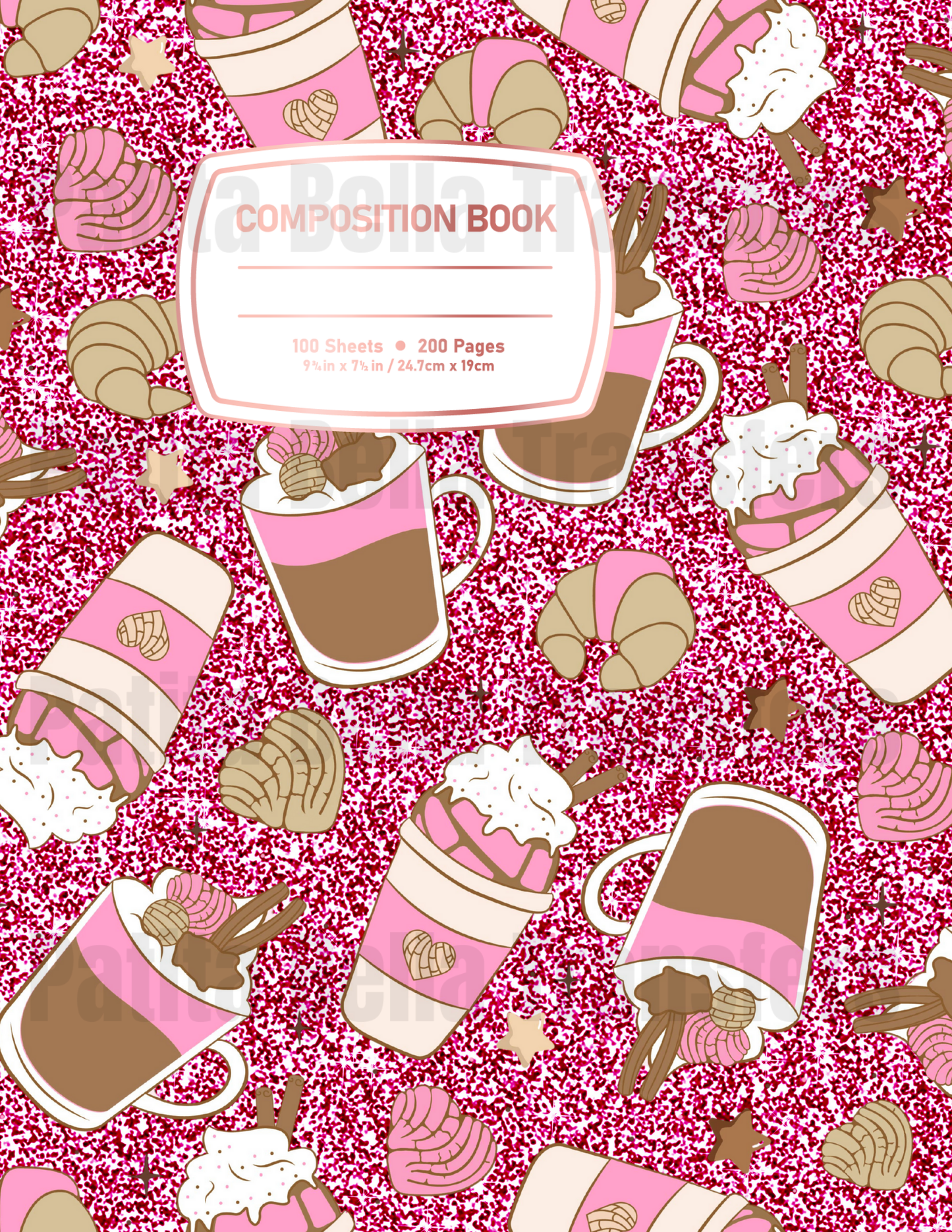 F53 Sticker Vinil Para composition notebook (8.5 x 11in)