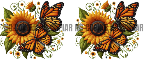 C122 Mariposas transfer sublimacion para taza