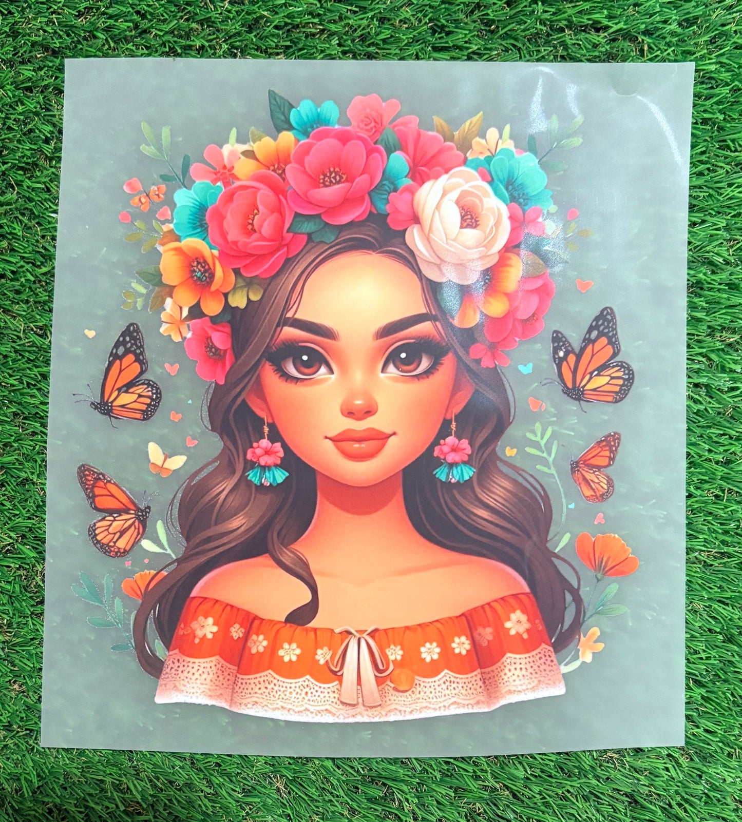 M44B  DTF  transfer para playera