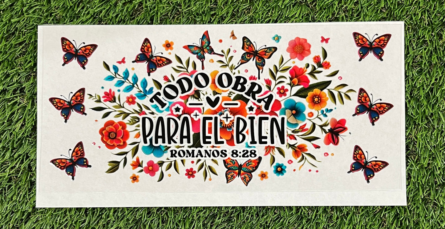 U82 UVDTF PARA VASO DE 16 Oz