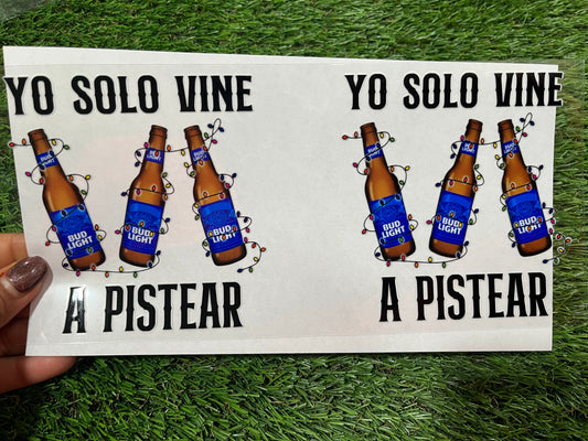 U83 UVDTF Para vaso de 16oz