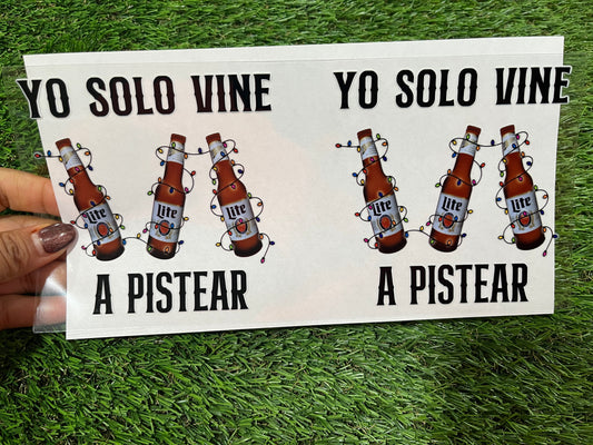 U85 UVDTF Para vaso de 16oz