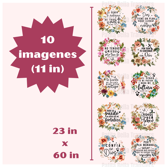 G13 Fe Dichos Hot Peel DTF Gang Sheet