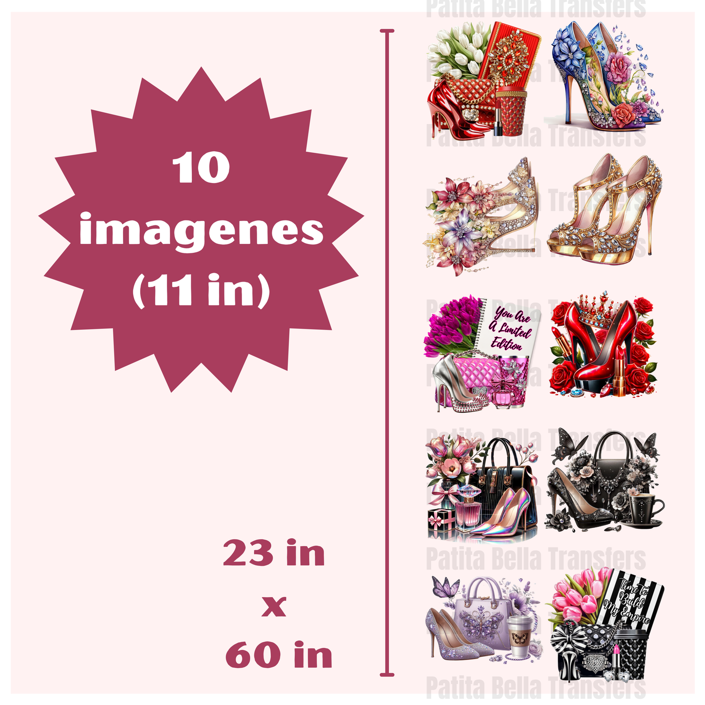 G27 Zapatillas Hot Peel DTF Gang Sheet