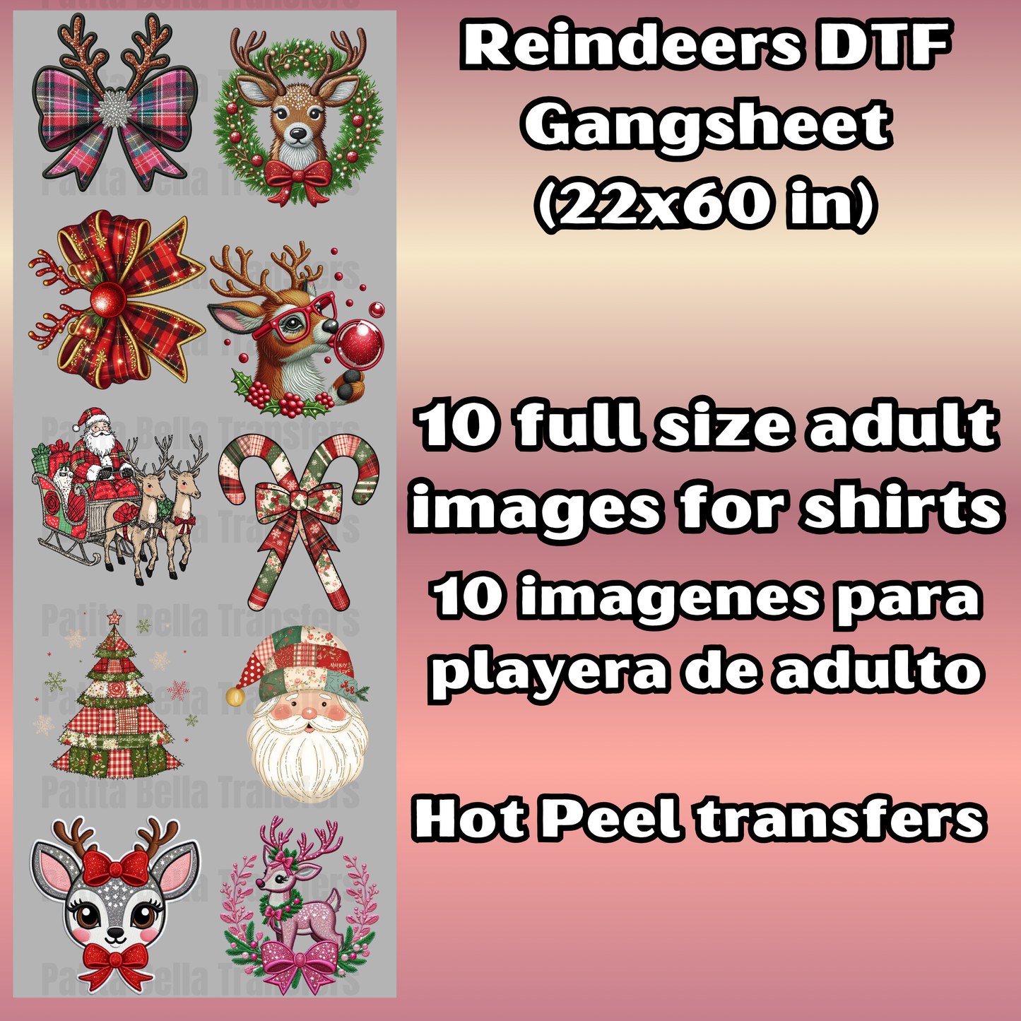 G43 Venados Hot Peel DTF Gang Sheet