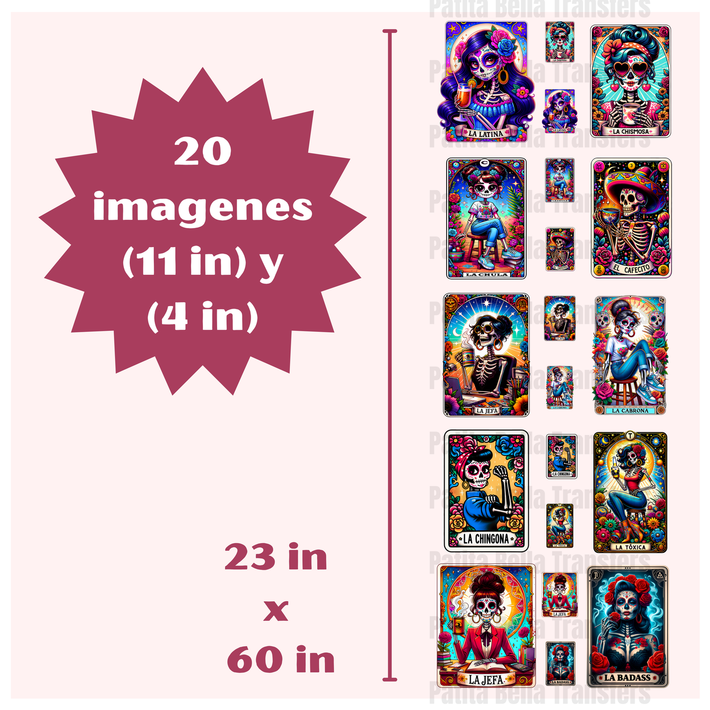 G6 Tarot Hot Peel DTF Gang Sheet