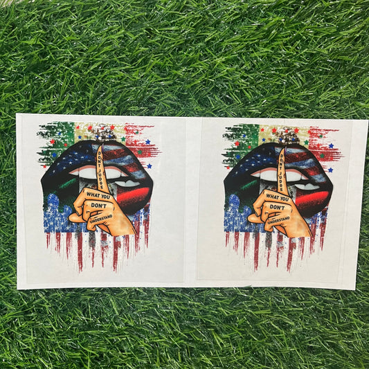 U25 UVDTF PARA VASO DE 16 Oz