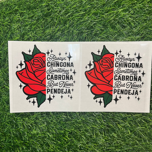 U57 UVDTF PARA VASO DE 16 Oz