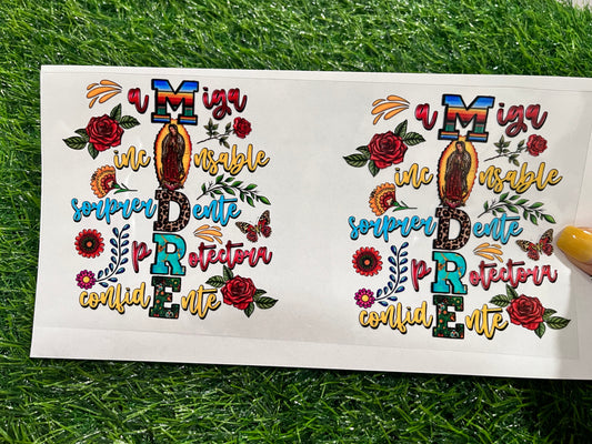 U98 UVDTF PARA VASO DE 16 OZ