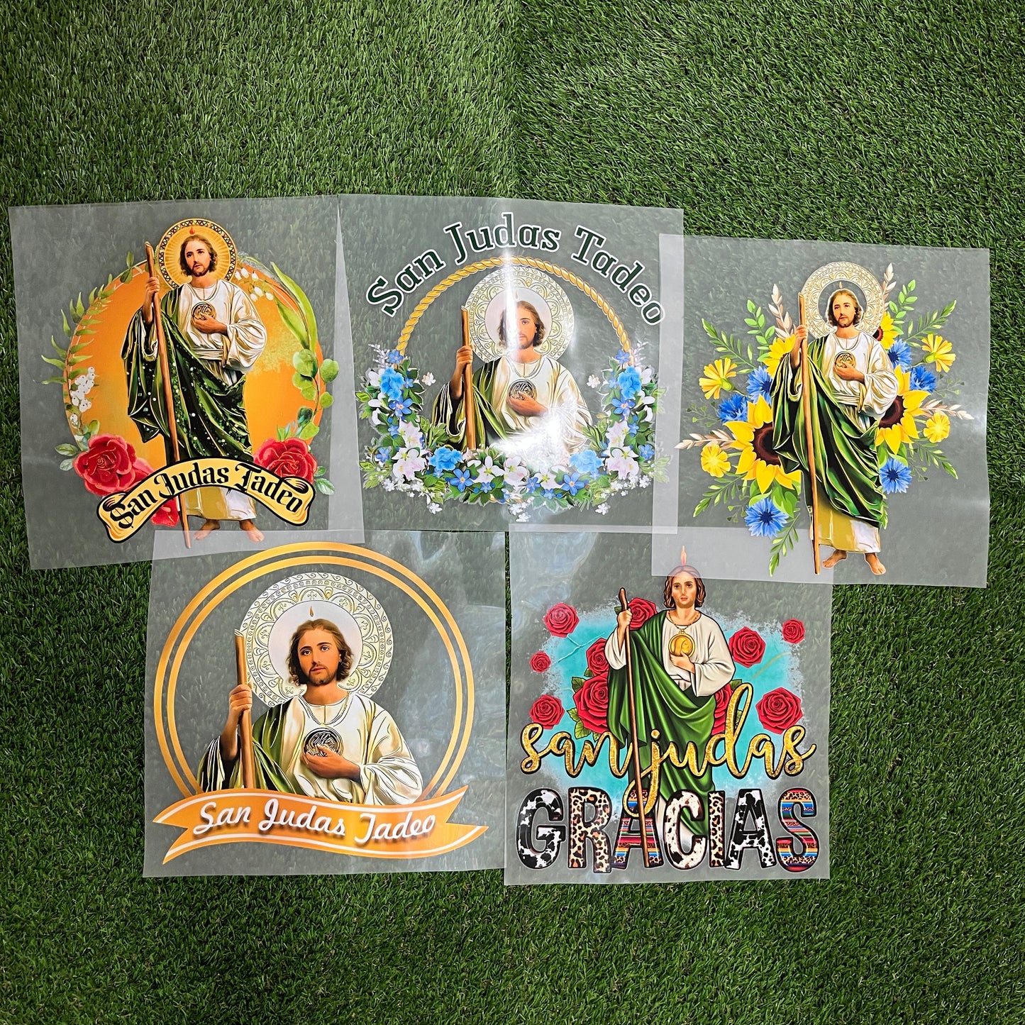 P48 Paquete de DTF PARA PLAYERA /5 PIEZAS