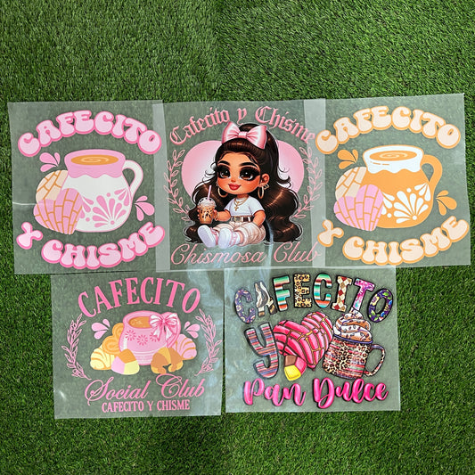 P49 Paquete de DTF PARA PLAYERA /5 PIEZAS