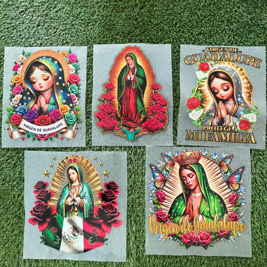 P5 Paquete de DTF PARA PLAYERA /5 PIEZAS