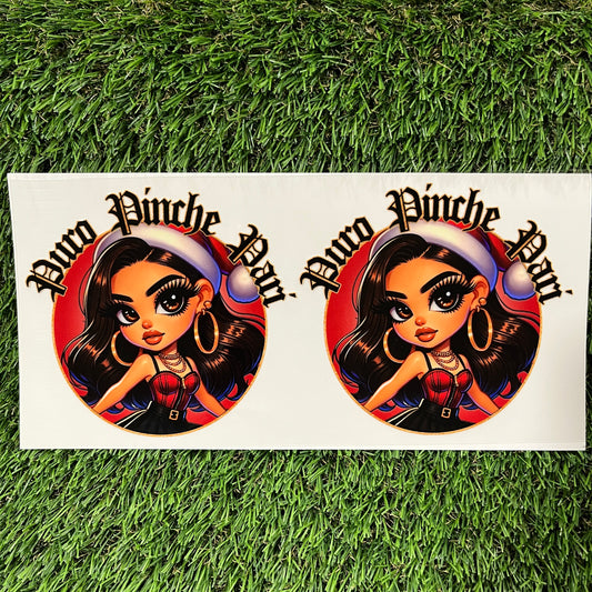 U100 UVDTF Para vaso de 16oz