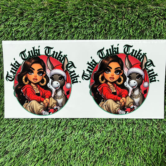 U104 UVDTF Para vaso de 16oz