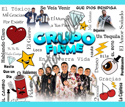 Grupo Firme V.2 Tumbler